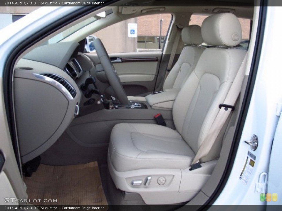Cardamom Beige Interior Photo for the 2014 Audi Q7 3.0 TFSI quattro #84261102