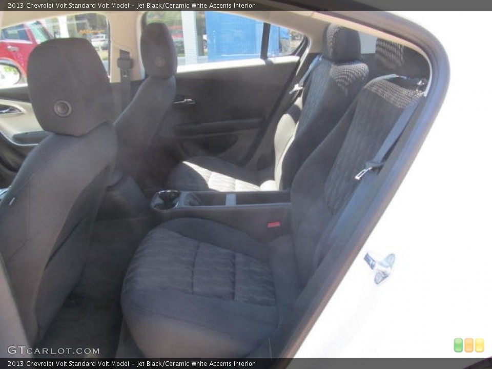 Jet Black/Ceramic White Accents Interior Rear Seat for the 2013 Chevrolet Volt  #84262935