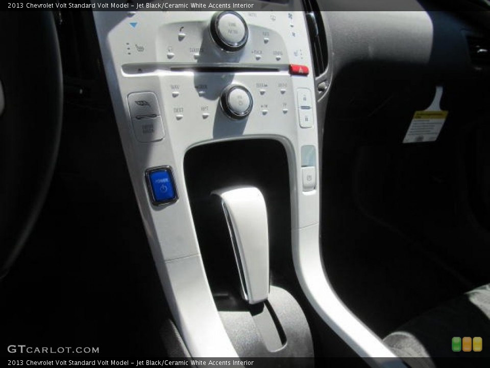 Jet Black/Ceramic White Accents Interior Controls for the 2013 Chevrolet Volt  #84262998