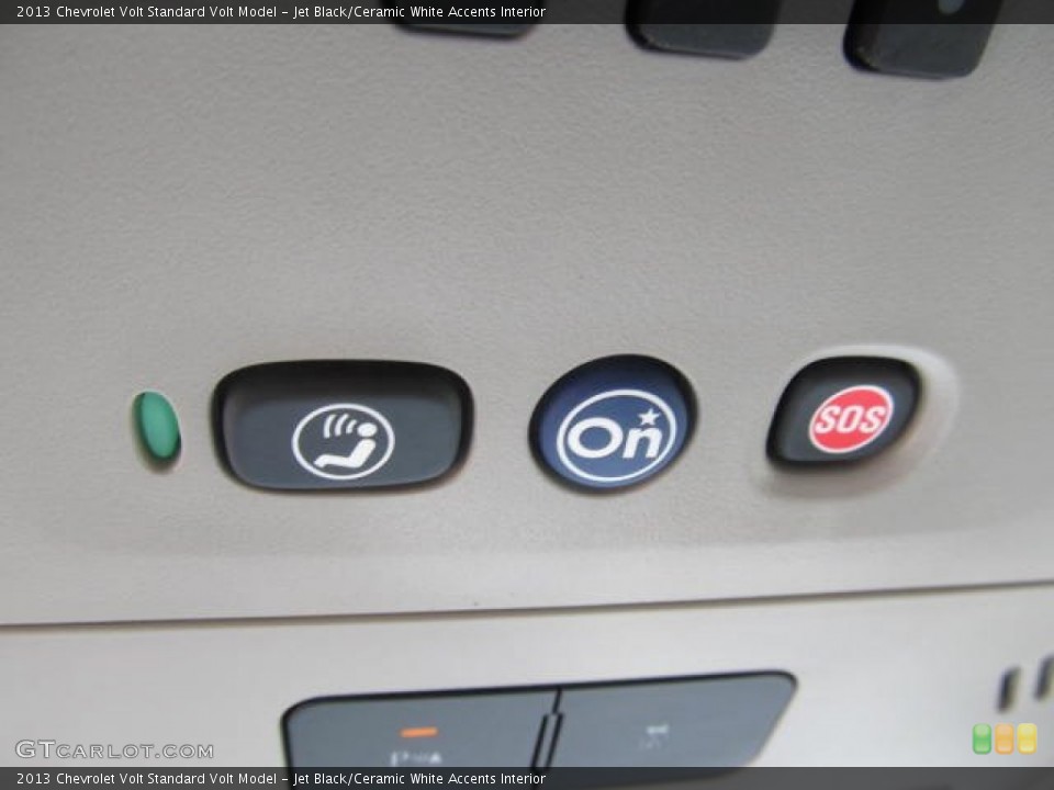 Jet Black/Ceramic White Accents Interior Controls for the 2013 Chevrolet Volt  #84263016