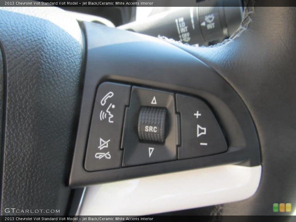 Jet Black/Ceramic White Accents Interior Controls for the 2013 Chevrolet Volt  #84263038