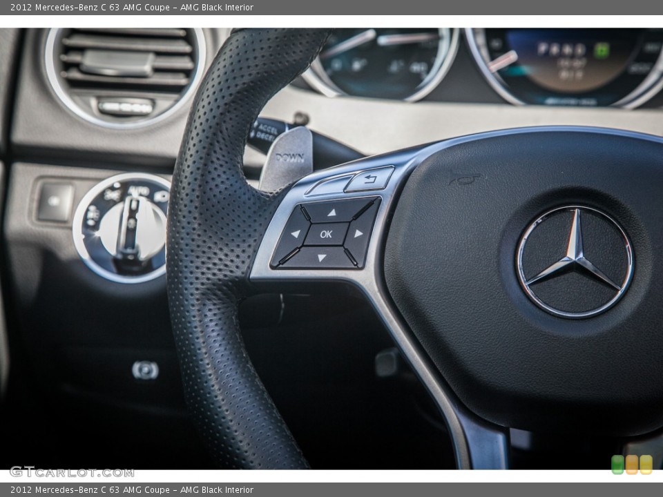AMG Black Interior Controls for the 2012 Mercedes-Benz C 63 AMG Coupe #84263122