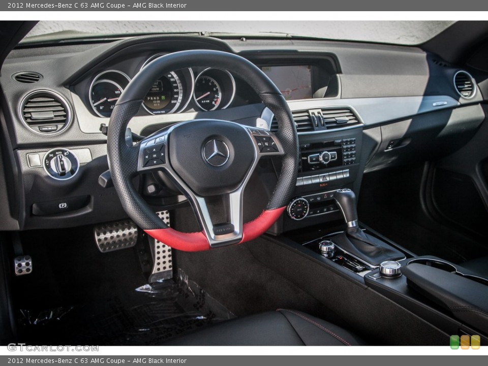 AMG Black Interior Dashboard for the 2012 Mercedes-Benz C 63 AMG Coupe #84263154