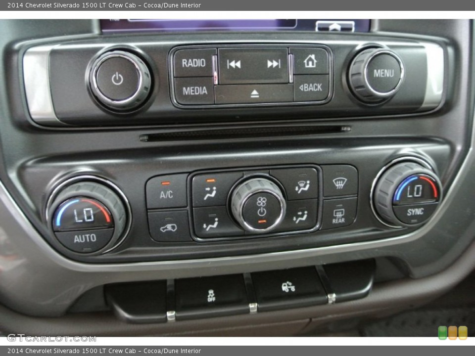 Cocoa/Dune Interior Controls for the 2014 Chevrolet Silverado 1500 LT Crew Cab #84266386