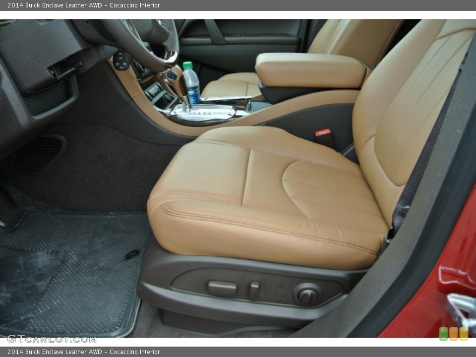 Cocaccino Interior Front Seat for the 2014 Buick Enclave Leather AWD #84266826
