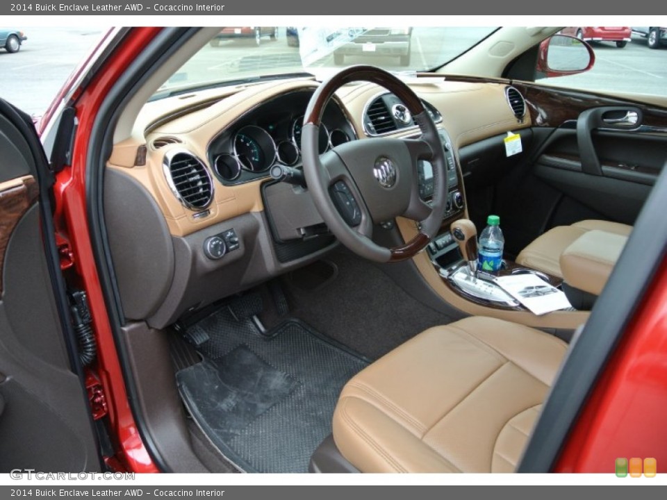 Cocaccino Interior Prime Interior for the 2014 Buick Enclave Leather AWD #84267078
