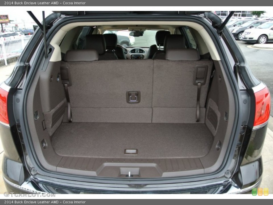 Cocoa Interior Trunk For The 2014 Buick Enclave Leather Awd