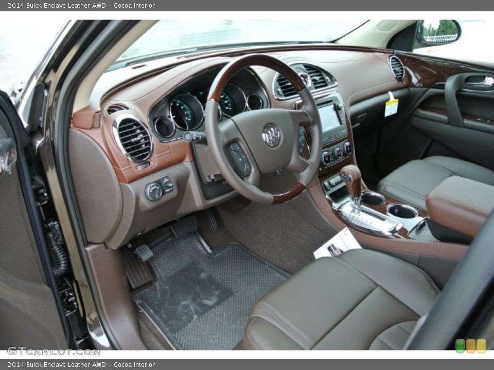 Cocoa Interior Prime Interior for the 2014 Buick Enclave Leather AWD #84267606