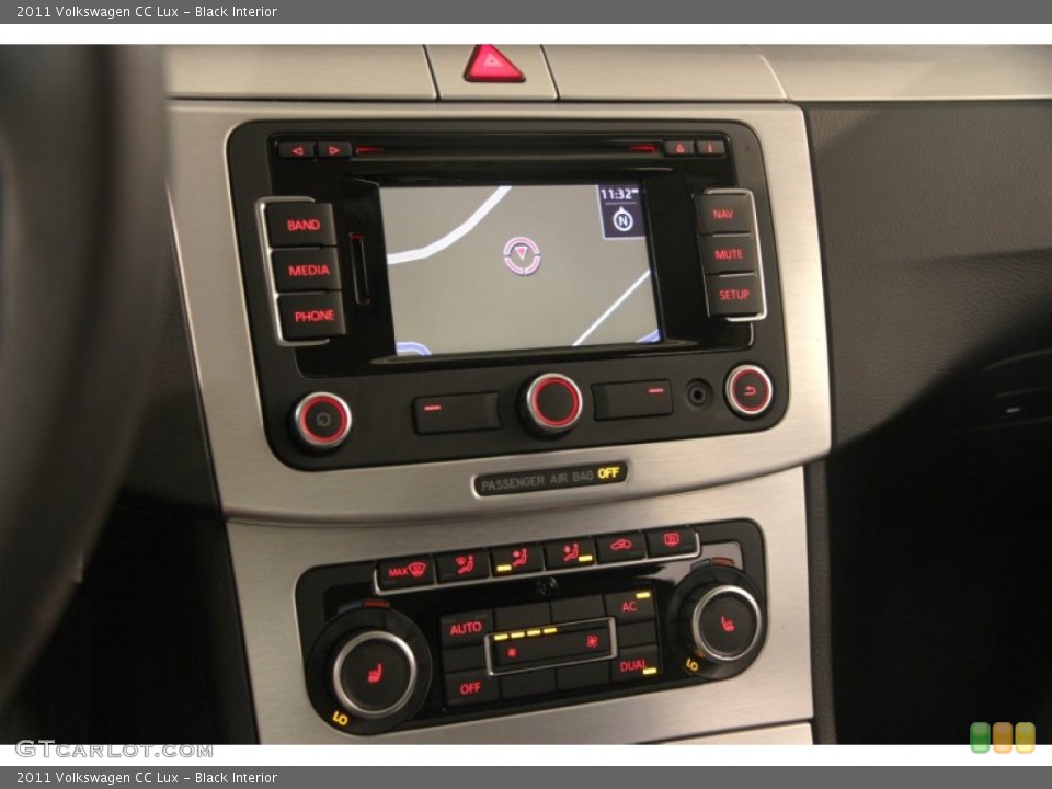 Black Interior Controls for the 2011 Volkswagen CC Lux #84283533