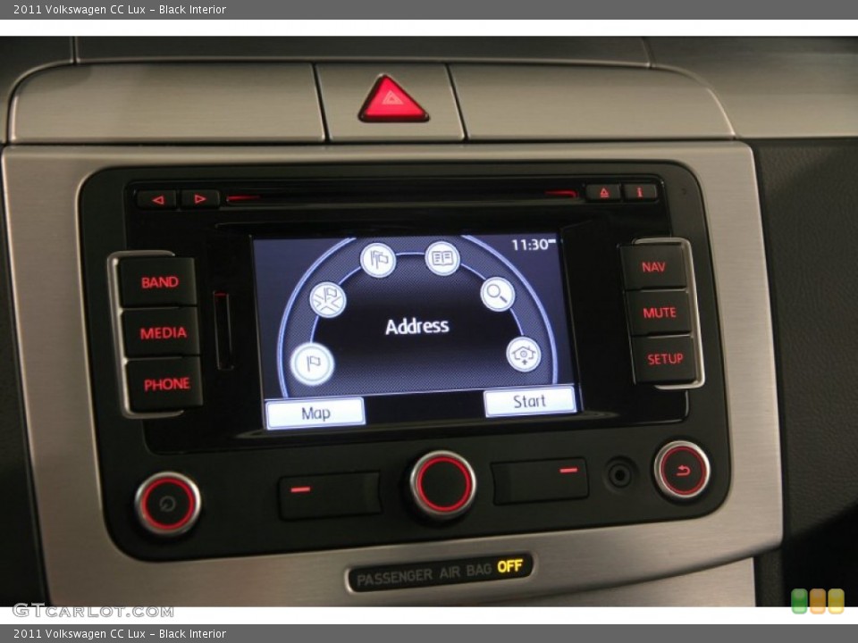 Black Interior Controls for the 2011 Volkswagen CC Lux #84283626