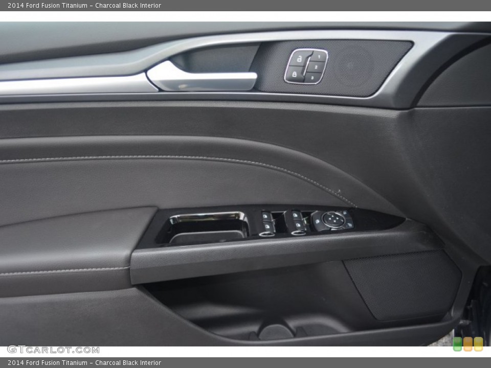 Charcoal Black Interior Controls for the 2014 Ford Fusion Titanium #84283836