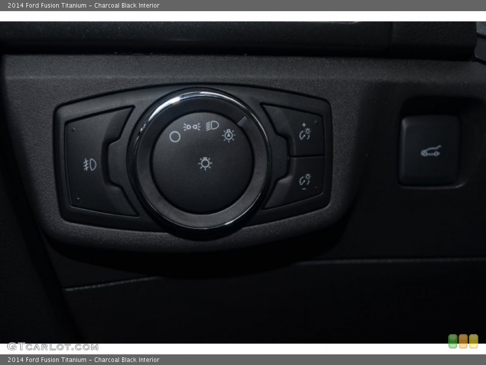 Charcoal Black Interior Controls for the 2014 Ford Fusion Titanium #84284235