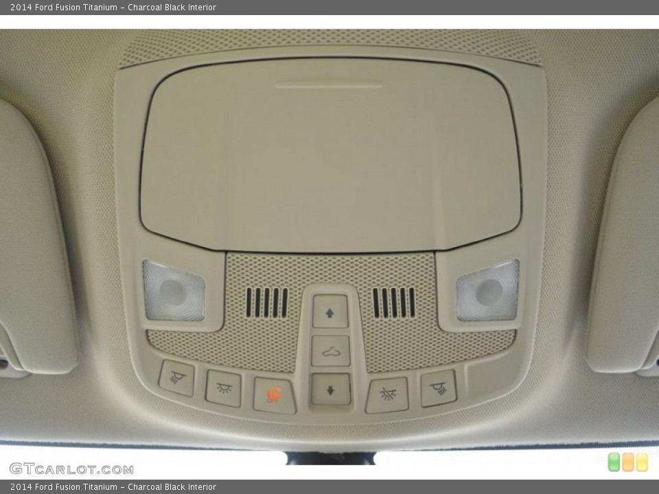Charcoal Black Interior Controls for the 2014 Ford Fusion Titanium #84284253