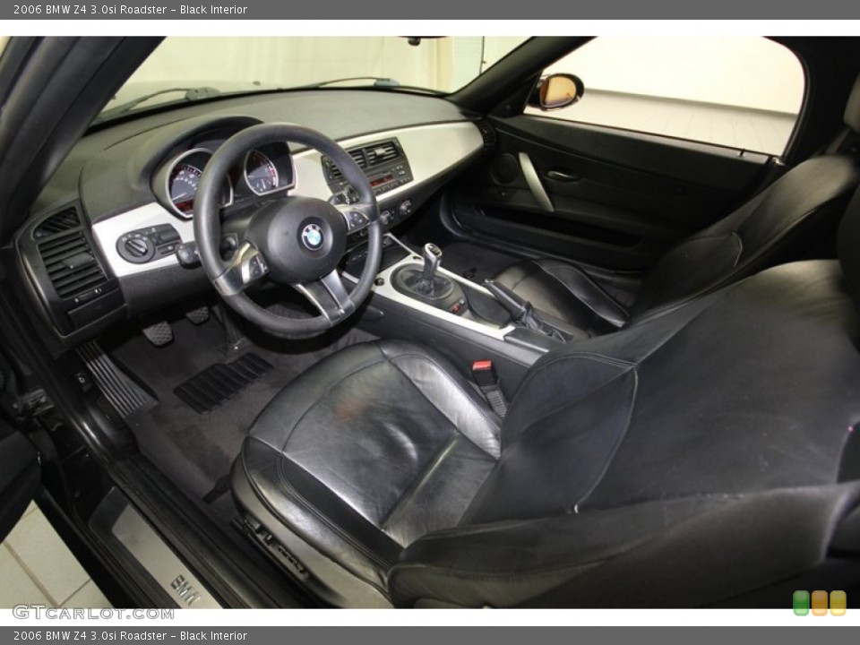 Black 2006 BMW Z4 Interiors