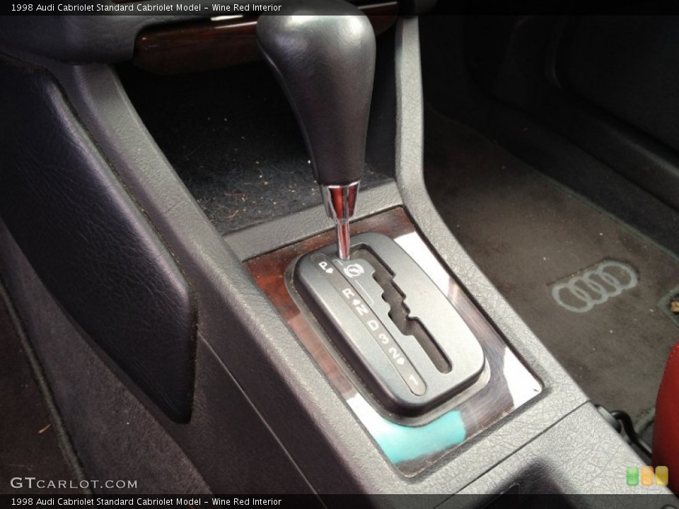Wine Red Interior Transmission for the 1998 Audi Cabriolet  #84289489