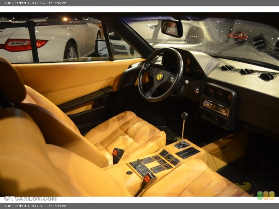 Tan Interior Photo for the 1989 Ferrari 328 GTS #84298449