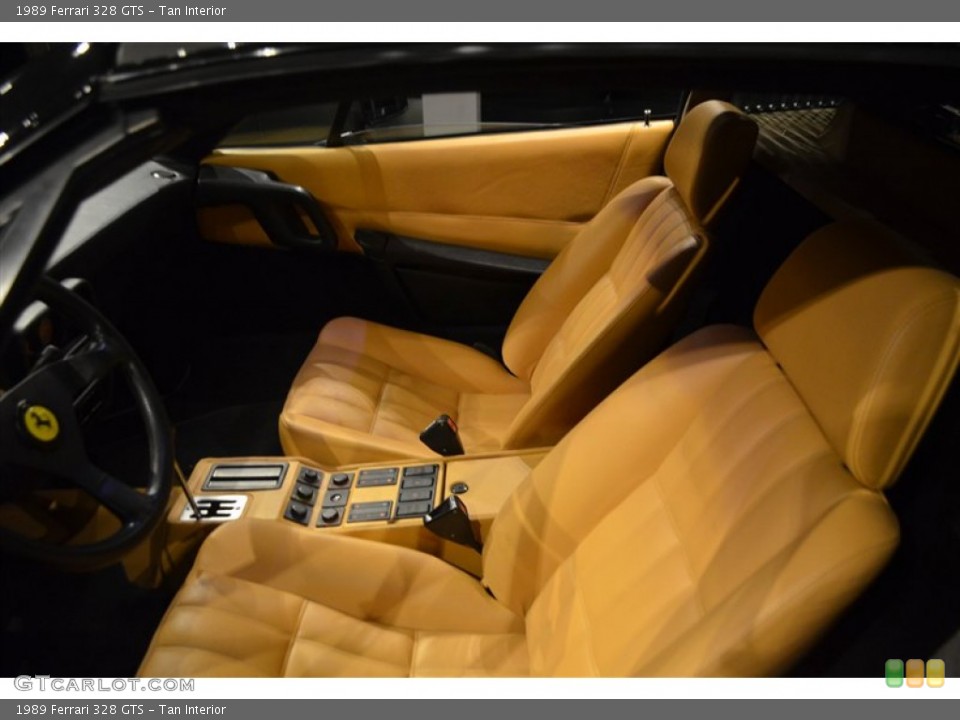 Tan Interior Front Seat for the 1989 Ferrari 328 GTS #84298527
