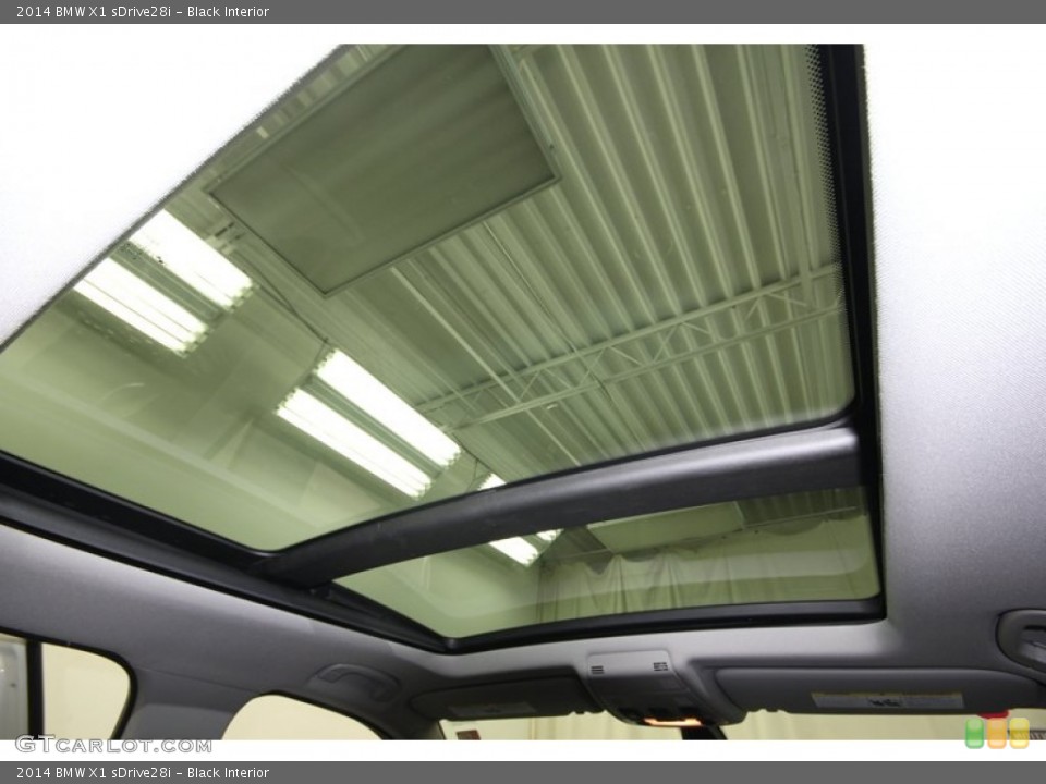 Black Interior Sunroof for the 2014 BMW X1 sDrive28i #84300801