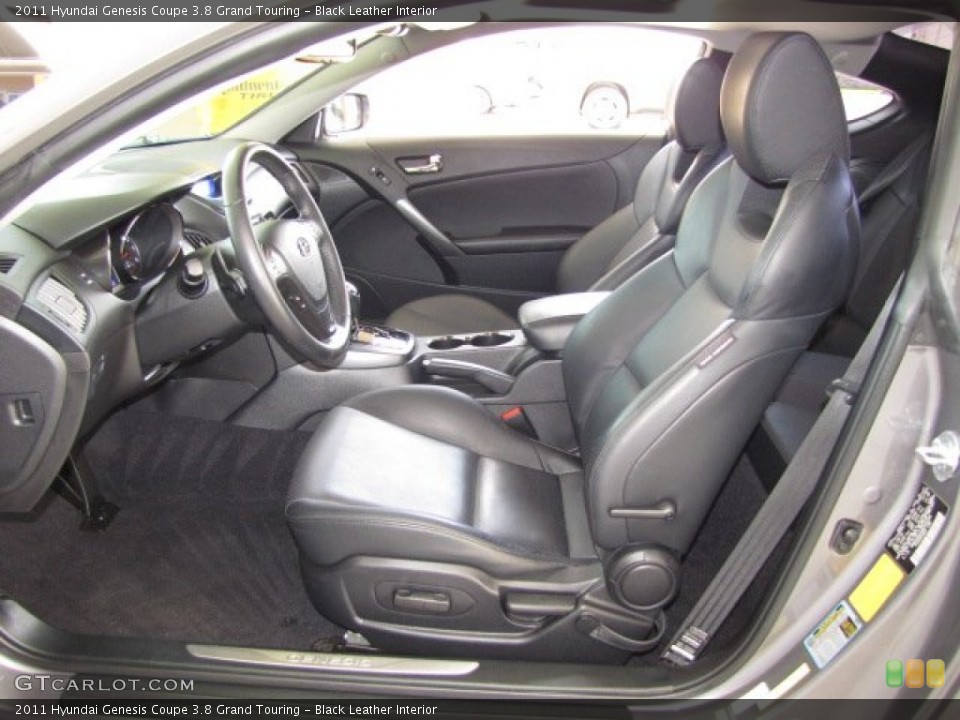 Black Leather Interior Photo for the 2011 Hyundai Genesis Coupe 3.8 Grand Touring #84300933