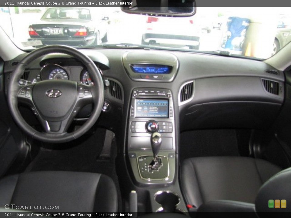Black Leather Interior Dashboard for the 2011 Hyundai Genesis Coupe 3.8 Grand Touring #84300954
