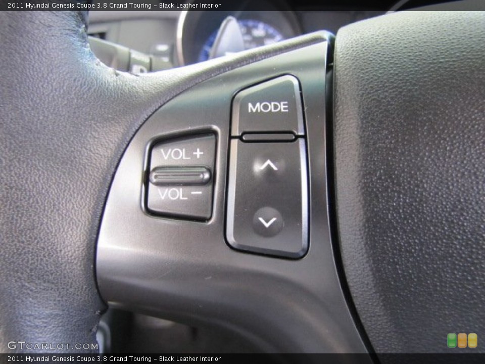 Black Leather Interior Controls for the 2011 Hyundai Genesis Coupe 3.8 Grand Touring #84301191