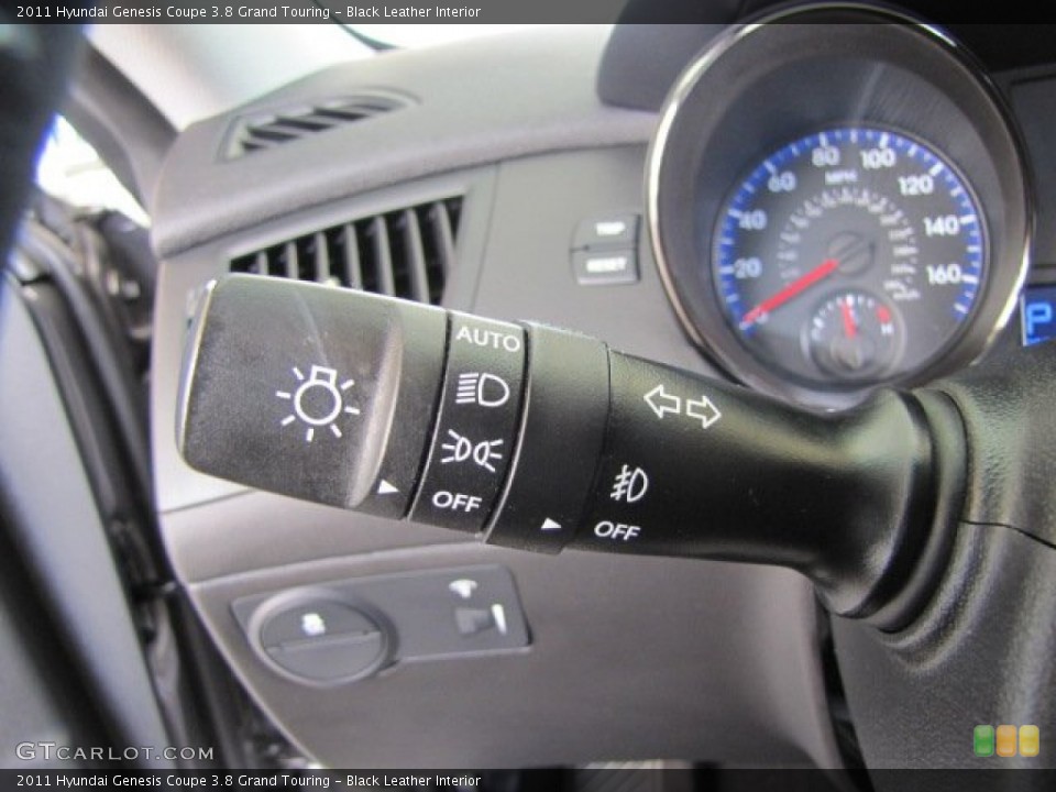 Black Leather Interior Controls for the 2011 Hyundai Genesis Coupe 3.8 Grand Touring #84301276