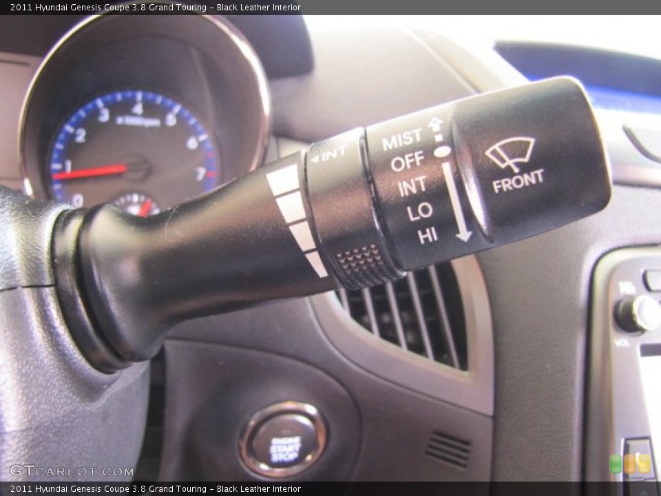 Black Leather Interior Controls for the 2011 Hyundai Genesis Coupe 3.8 Grand Touring #84301290