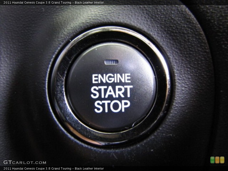 Black Leather Interior Controls for the 2011 Hyundai Genesis Coupe 3.8 Grand Touring #84301554