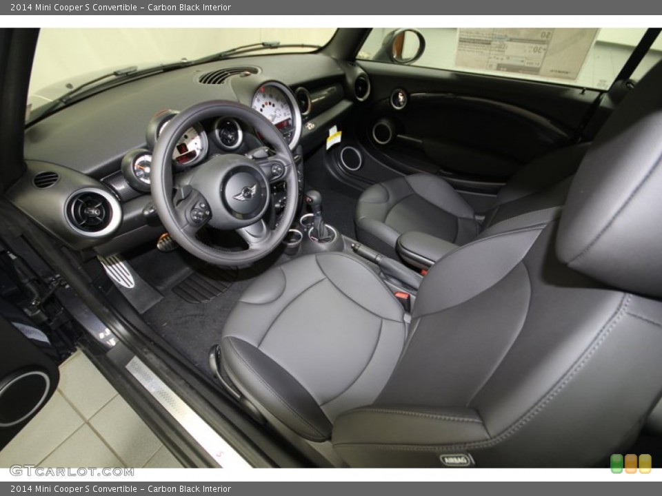 Carbon Black Interior Photo for the 2014 Mini Cooper S Convertible #84302073