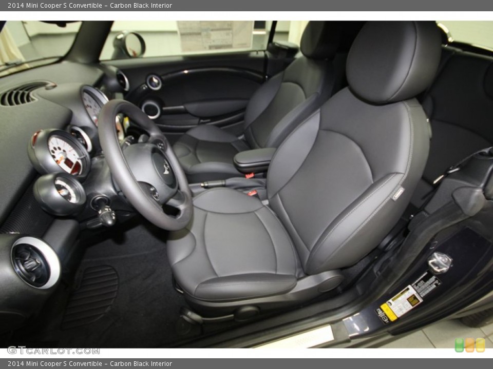 Carbon Black Interior Front Seat for the 2014 Mini Cooper S Convertible #84302256