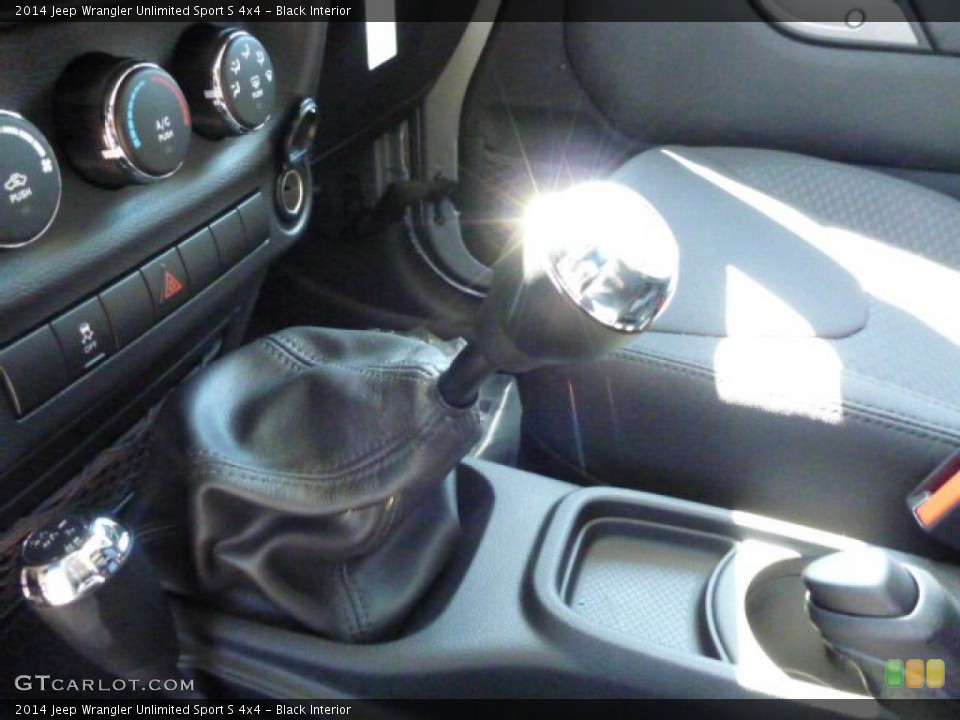 Black Interior Transmission for the 2014 Jeep Wrangler Unlimited Sport S 4x4 #84310642