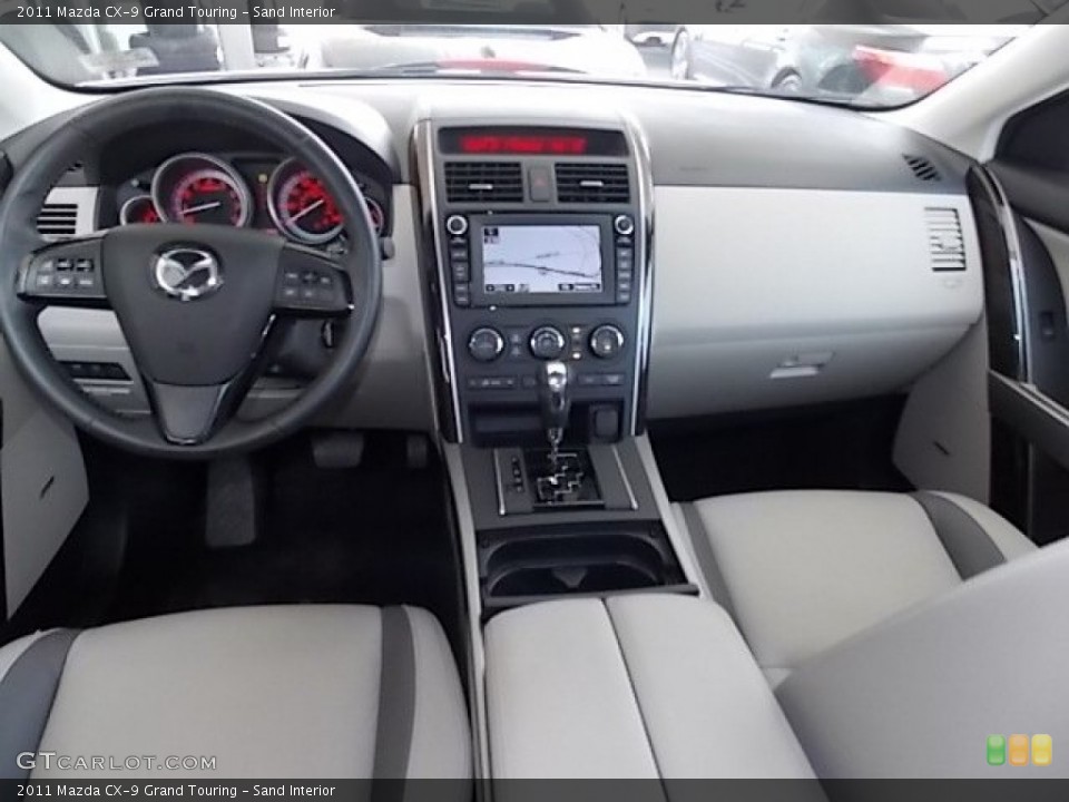 Sand Interior Dashboard for the 2011 Mazda CX-9 Grand Touring #84315211