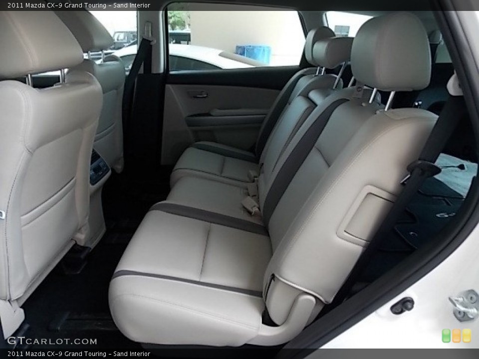 Sand Interior Rear Seat for the 2011 Mazda CX-9 Grand Touring #84315258