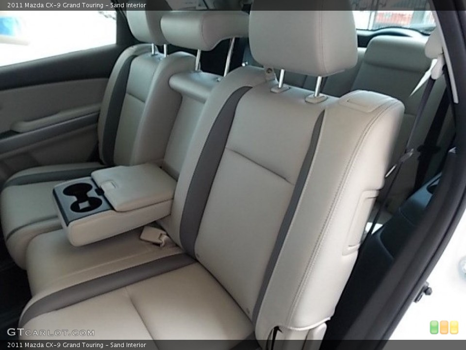 Sand Interior Rear Seat for the 2011 Mazda CX-9 Grand Touring #84315933