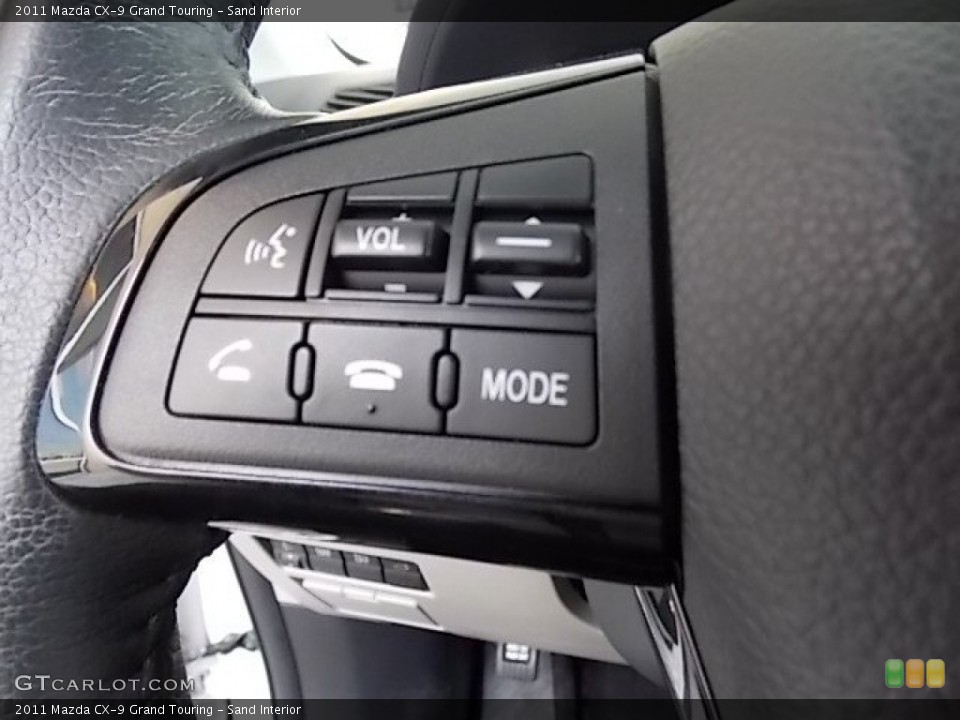 Sand Interior Controls for the 2011 Mazda CX-9 Grand Touring #84316128