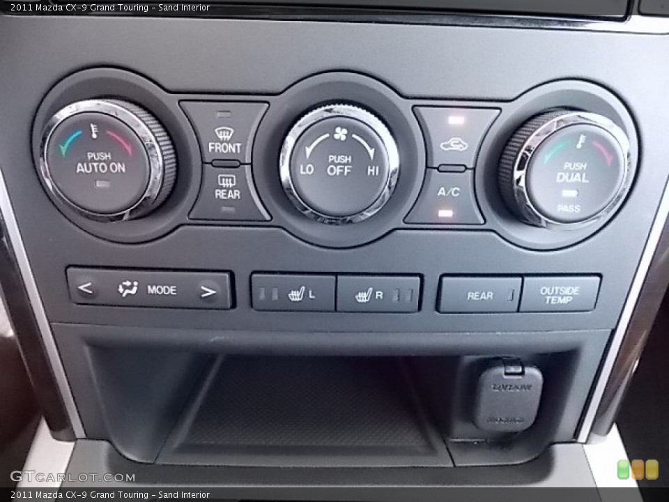Sand Interior Controls for the 2011 Mazda CX-9 Grand Touring #84316260