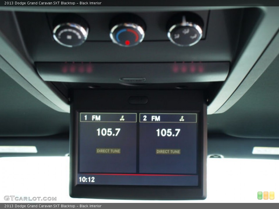 Black Interior Controls for the 2013 Dodge Grand Caravan SXT Blacktop #84316920
