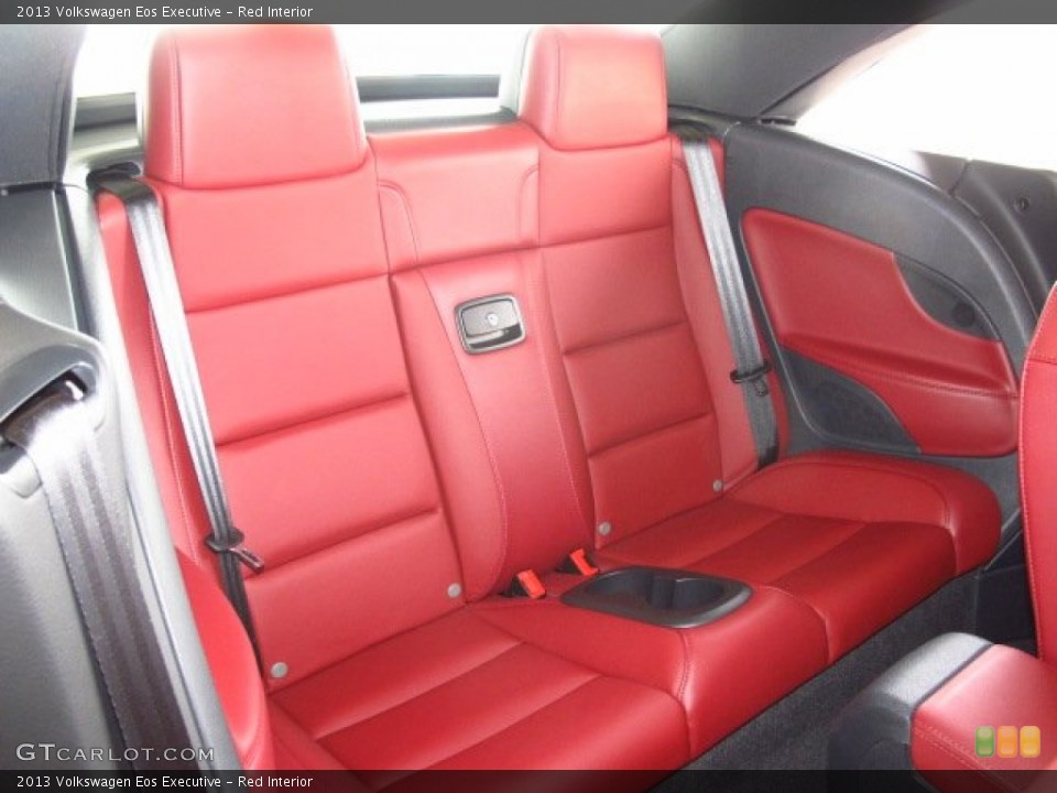 Red Interior Rear Seat for the 2013 Volkswagen Eos Executive #84317964