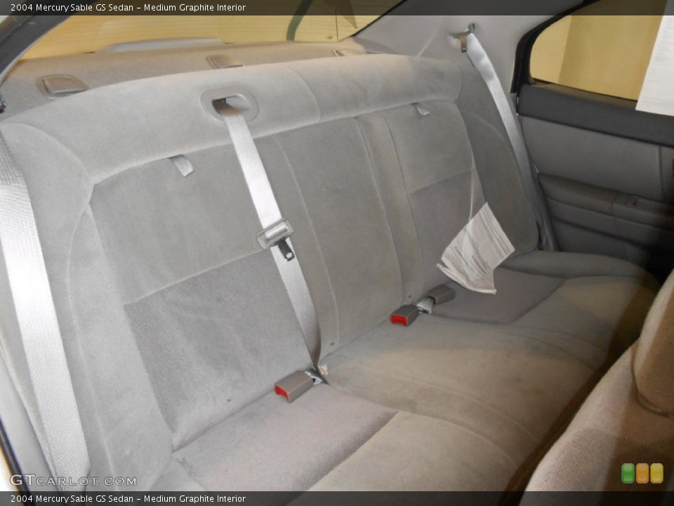 Medium Graphite Interior Rear Seat for the 2004 Mercury Sable GS Sedan #84319719