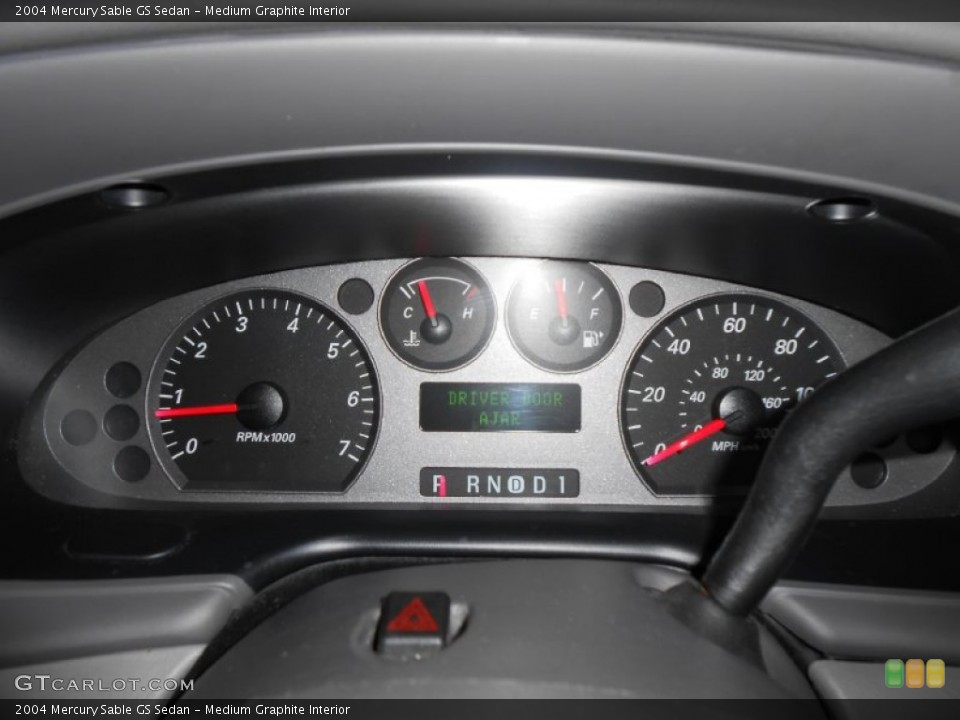 Medium Graphite Interior Gauges for the 2004 Mercury Sable GS Sedan #84319971