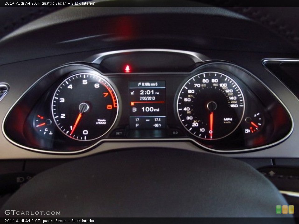 Black Interior Gauges for the 2014 Audi A4 2.0T quattro Sedan #84321531