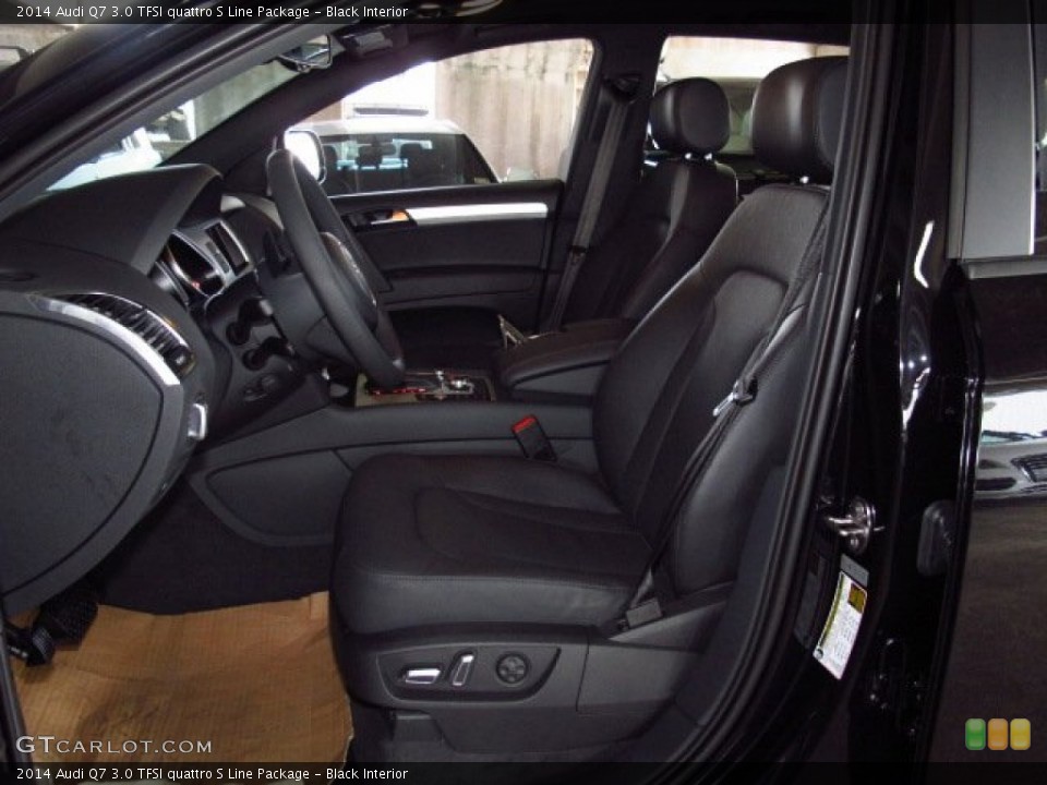 Black Interior Photo for the 2014 Audi Q7 3.0 TFSI quattro S Line Package #84322599