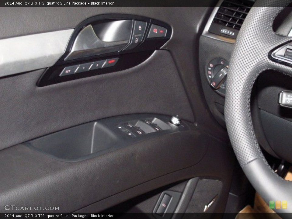 Black Interior Controls for the 2014 Audi Q7 3.0 TFSI quattro S Line Package #84322761