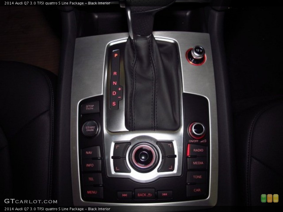 Black Interior Transmission for the 2014 Audi Q7 3.0 TFSI quattro S Line Package #84322854