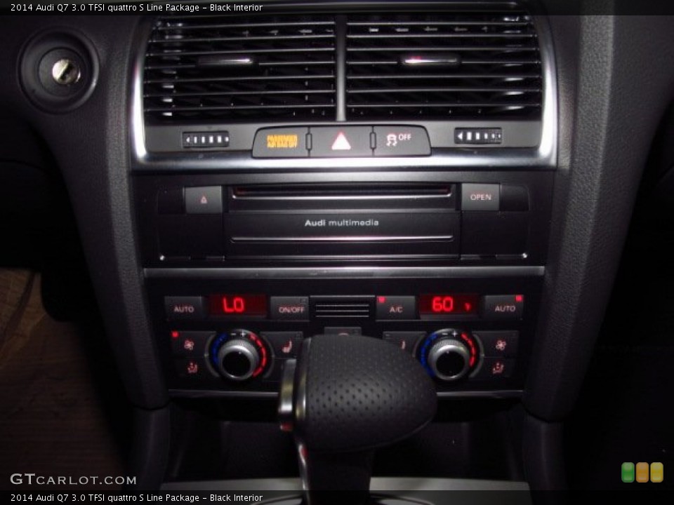 Black Interior Controls for the 2014 Audi Q7 3.0 TFSI quattro S Line Package #84322875