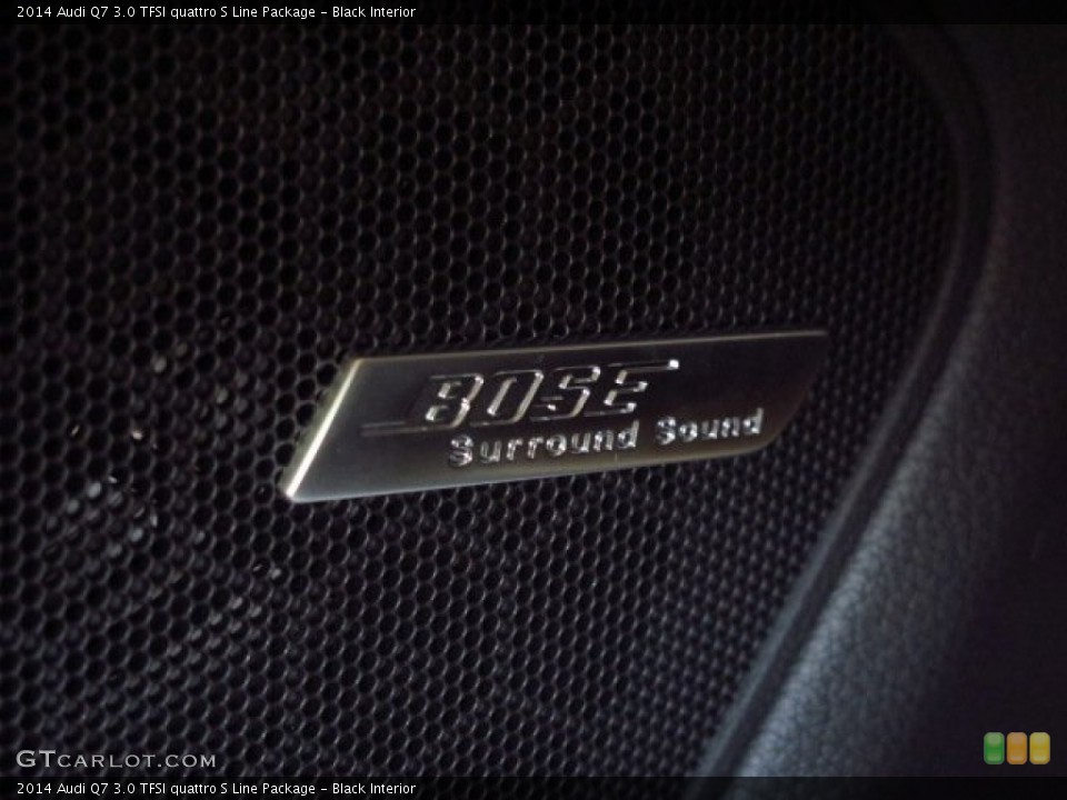 Black Interior Audio System for the 2014 Audi Q7 3.0 TFSI quattro S Line Package #84322992