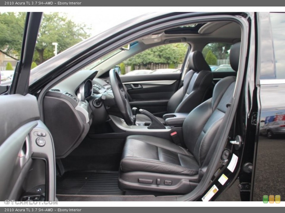 Ebony Interior Front Seat for the 2010 Acura TL 3.7 SH-AWD #84327852
