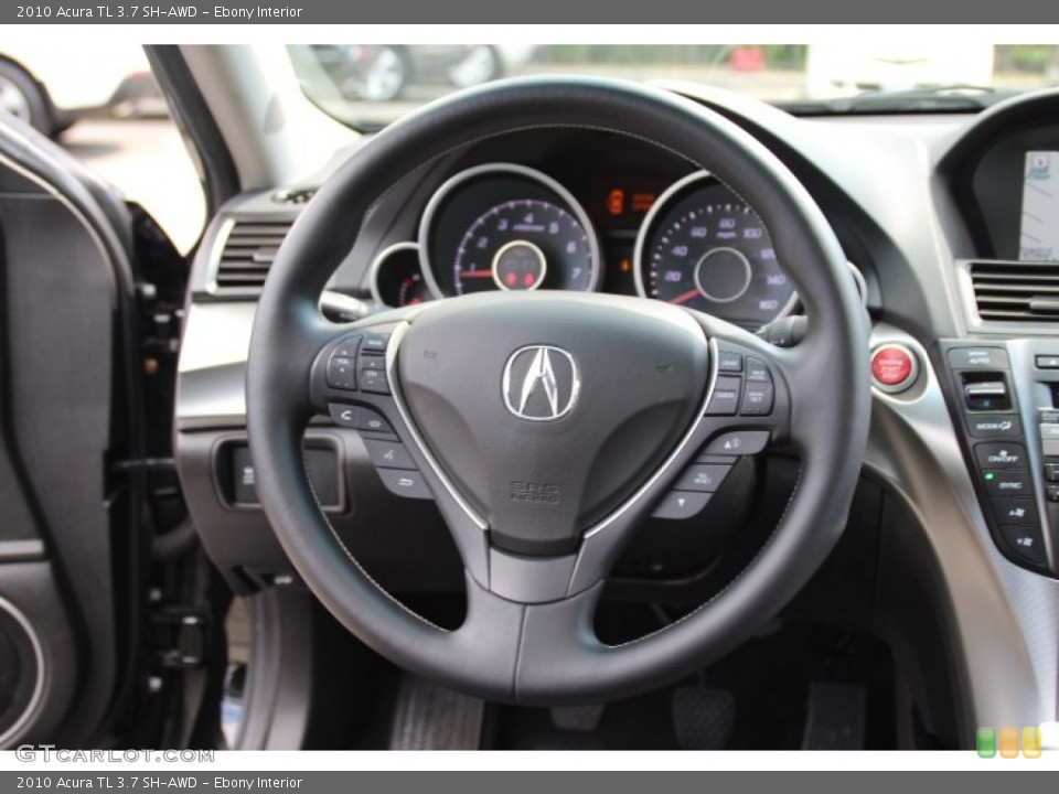 Ebony Interior Steering Wheel for the 2010 Acura TL 3.7 SH-AWD #84327966