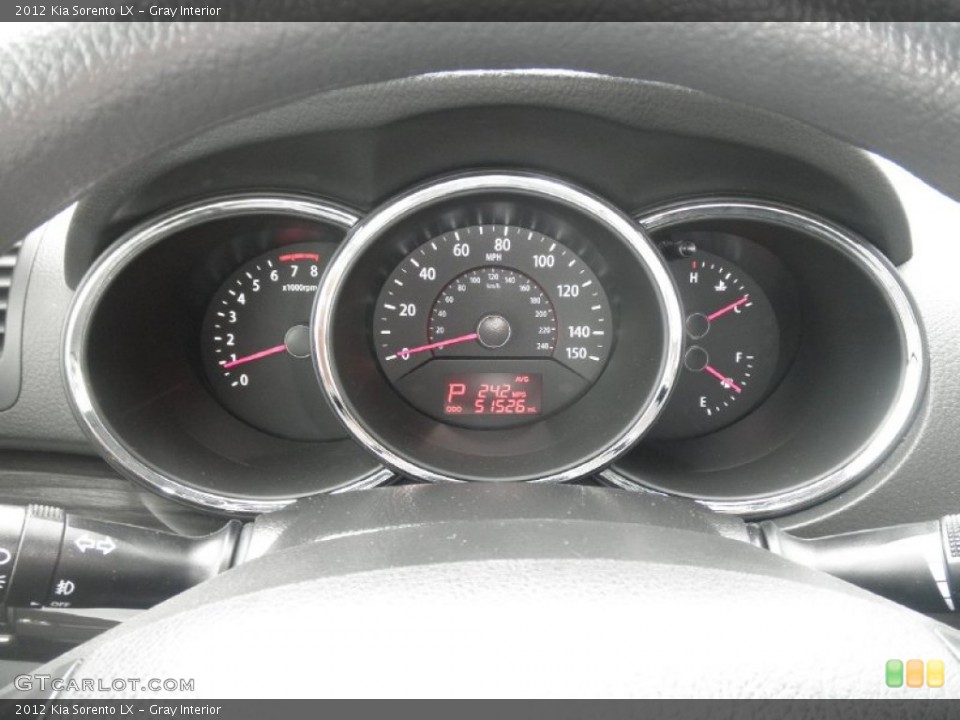 Gray Interior Gauges for the 2012 Kia Sorento LX #84331862