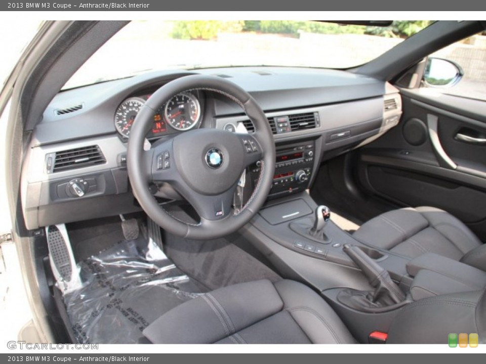 Anthracite/Black 2013 BMW M3 Interiors